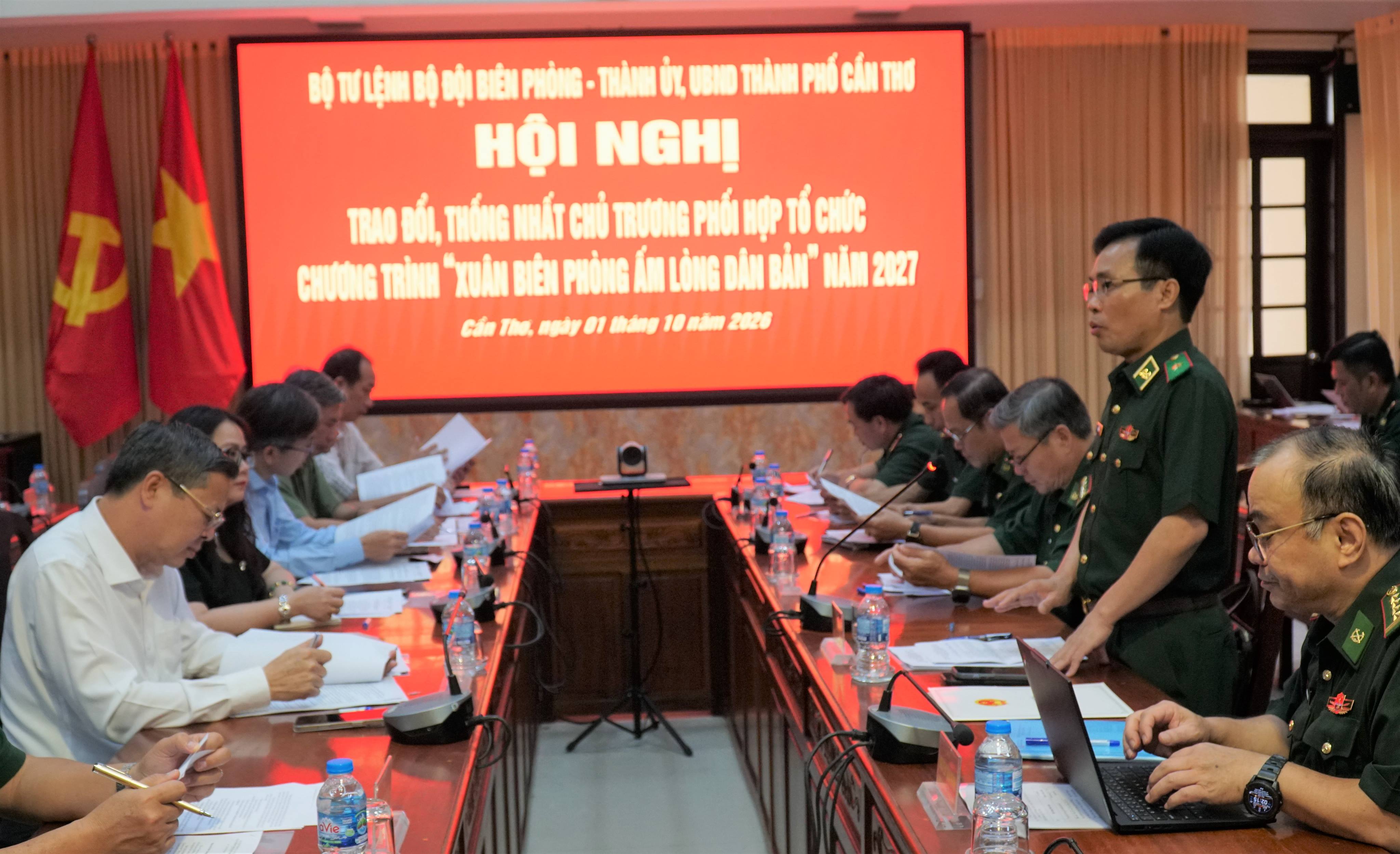 Chủ tịch UBND thành phố Cần Thơ tiếp và làm việc với Bộ Tư lệnh Bộ đội Biên phòng